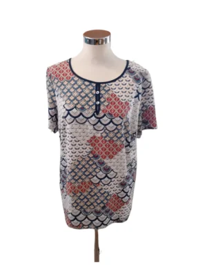 Farebná bavlnená blúzka pre svieži letný outfit