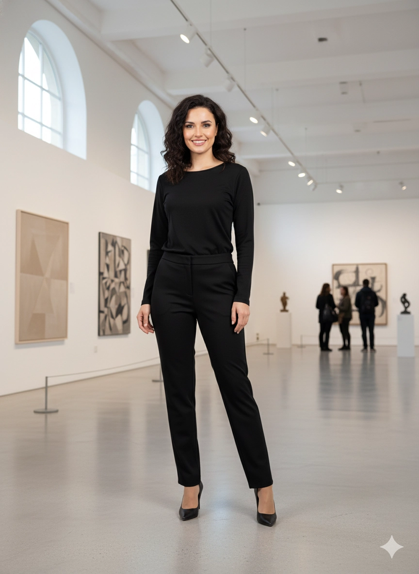 Elegantné dámske nohavice Elisa – EDO – Obrázok 4