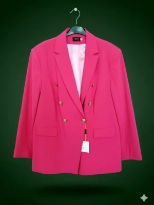 Elegantné dámske sako EDO v ružovej farbe