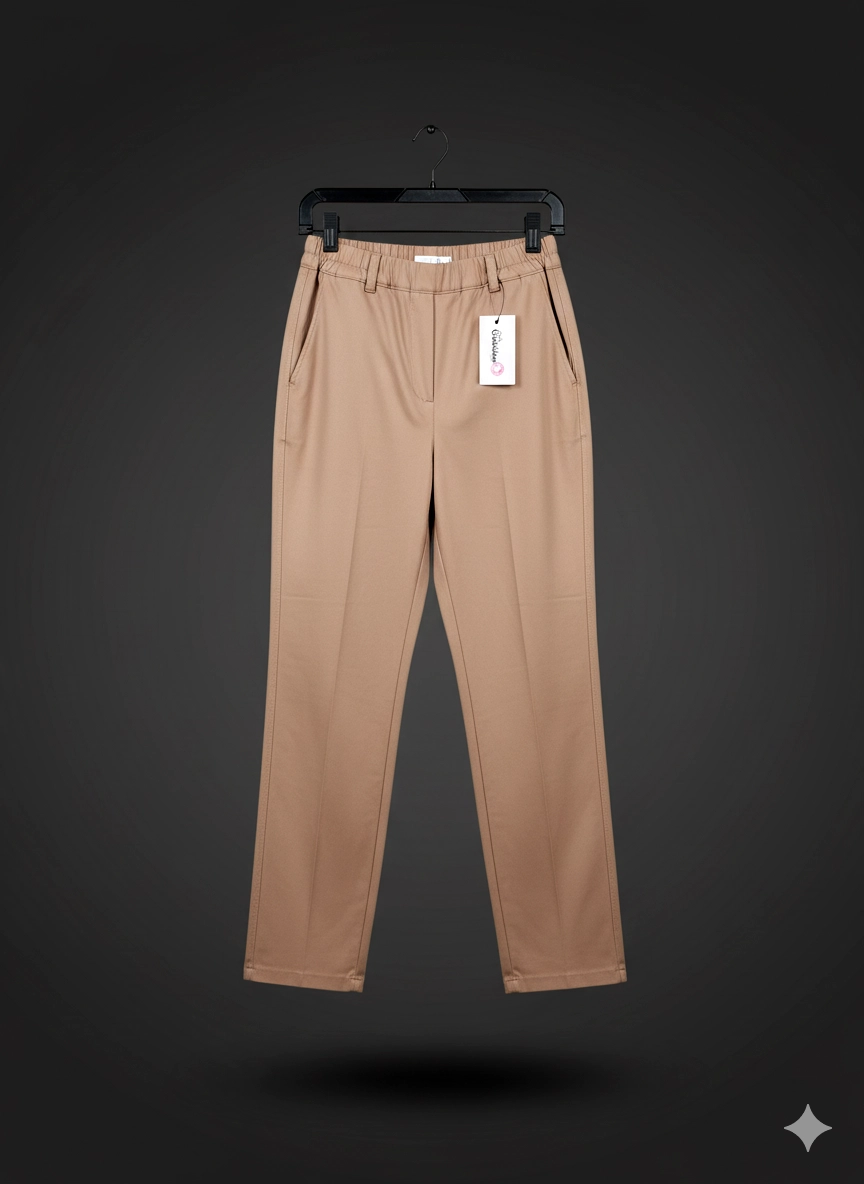 Camel nohavice Lea – slovenský elegantný strih pre pohodlie a štýl | EDO – Obrázok 4